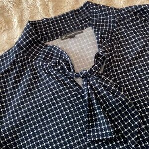 Adrianna Papell houndstooth top